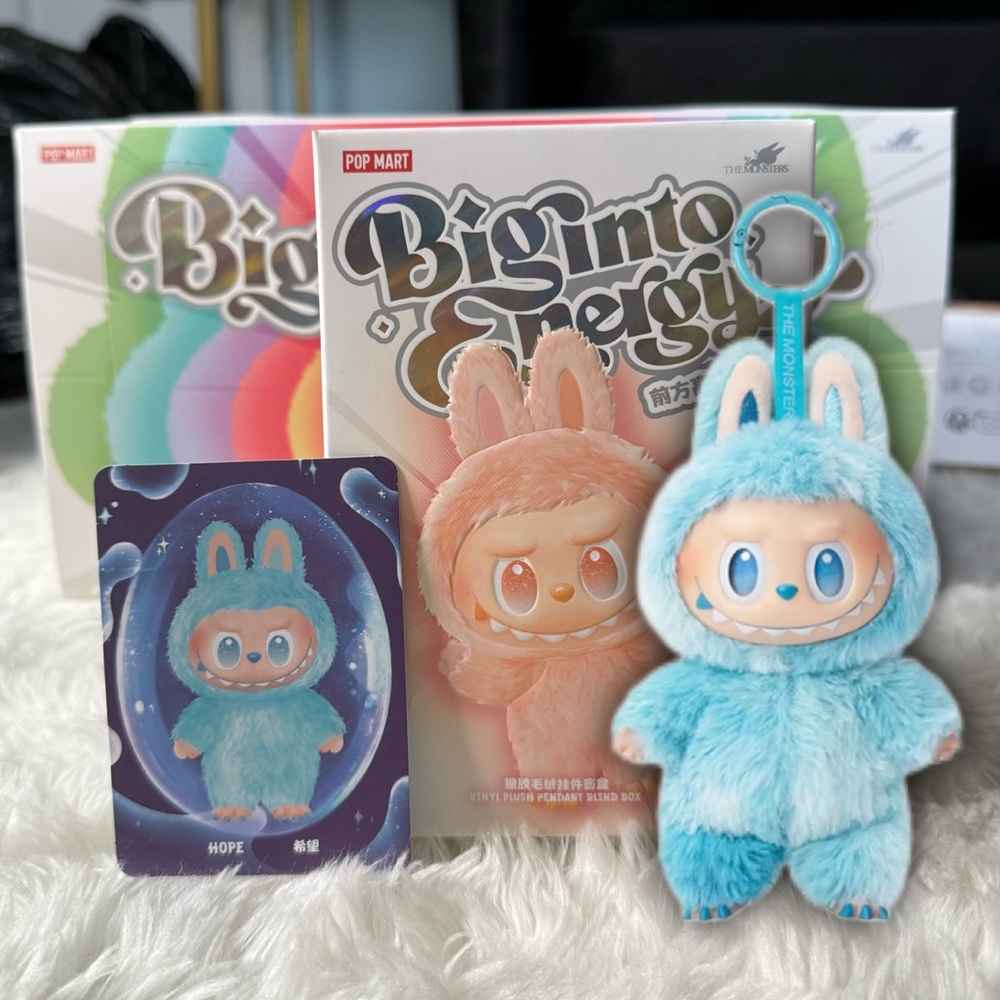 HOPE BIG INTO ENERGY BLUE LABUBU POP MART